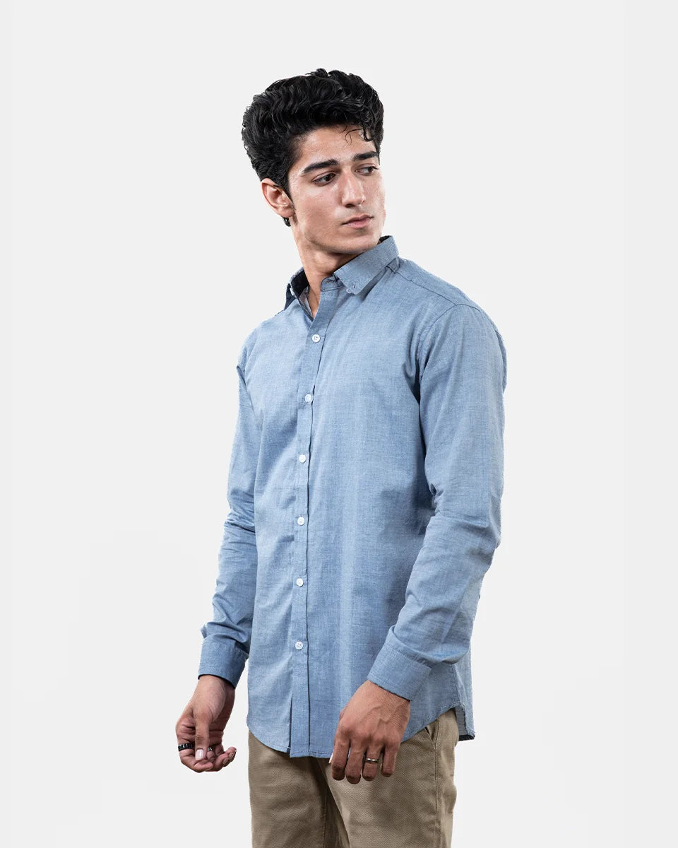 Blue Shamry Shirt Side