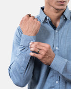 Blue Shamry Shirt Sleeve