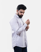 Classic Dusty Lilac Shirt Side