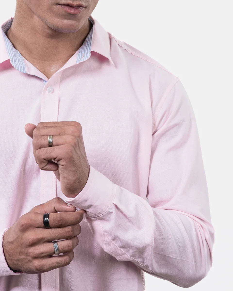 Classic Light Pink Shirt Sleeve