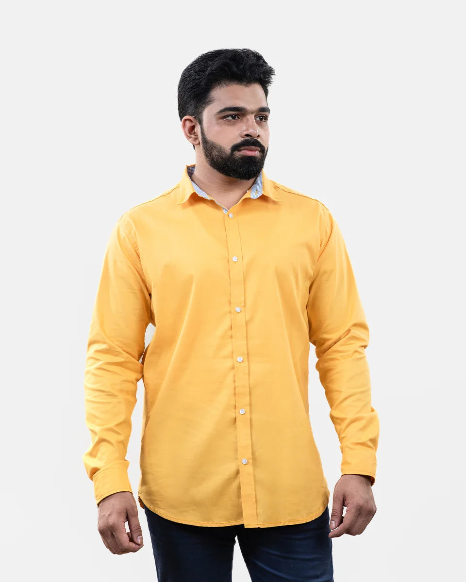 Classic Yellow Shirt Front