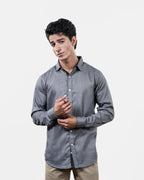Dark Gray Formal Shirt Front