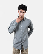 Gray Formal Shirt Front