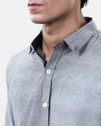 Light Gray Formal- Collar