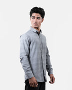 Light Gray Formal Shirt Side