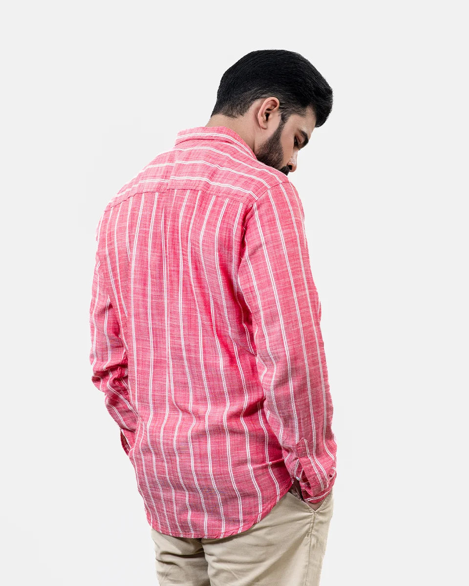 Red Stripe Shirt Back