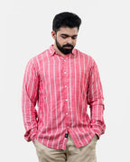 Red Stripe Shirt Front
