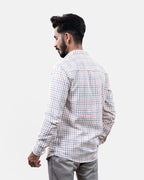 White Check Shirt - Back