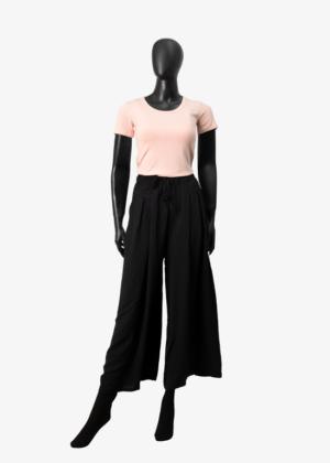 pink Ribbed cotton t-shirt